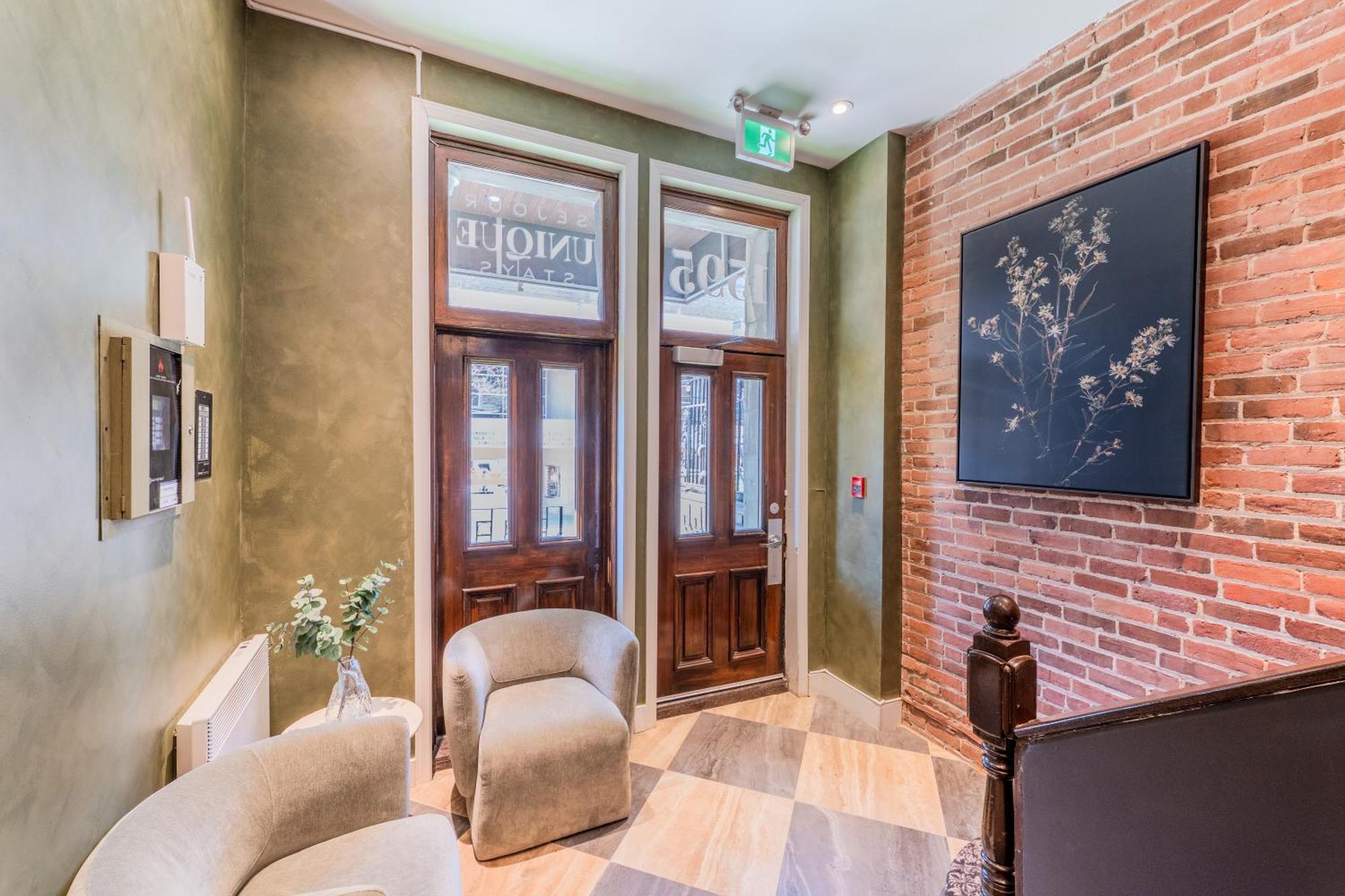 مونتريال Self Check-In Boutique Hotel - Quartier Latin - Room 101 المظهر الخارجي الصورة